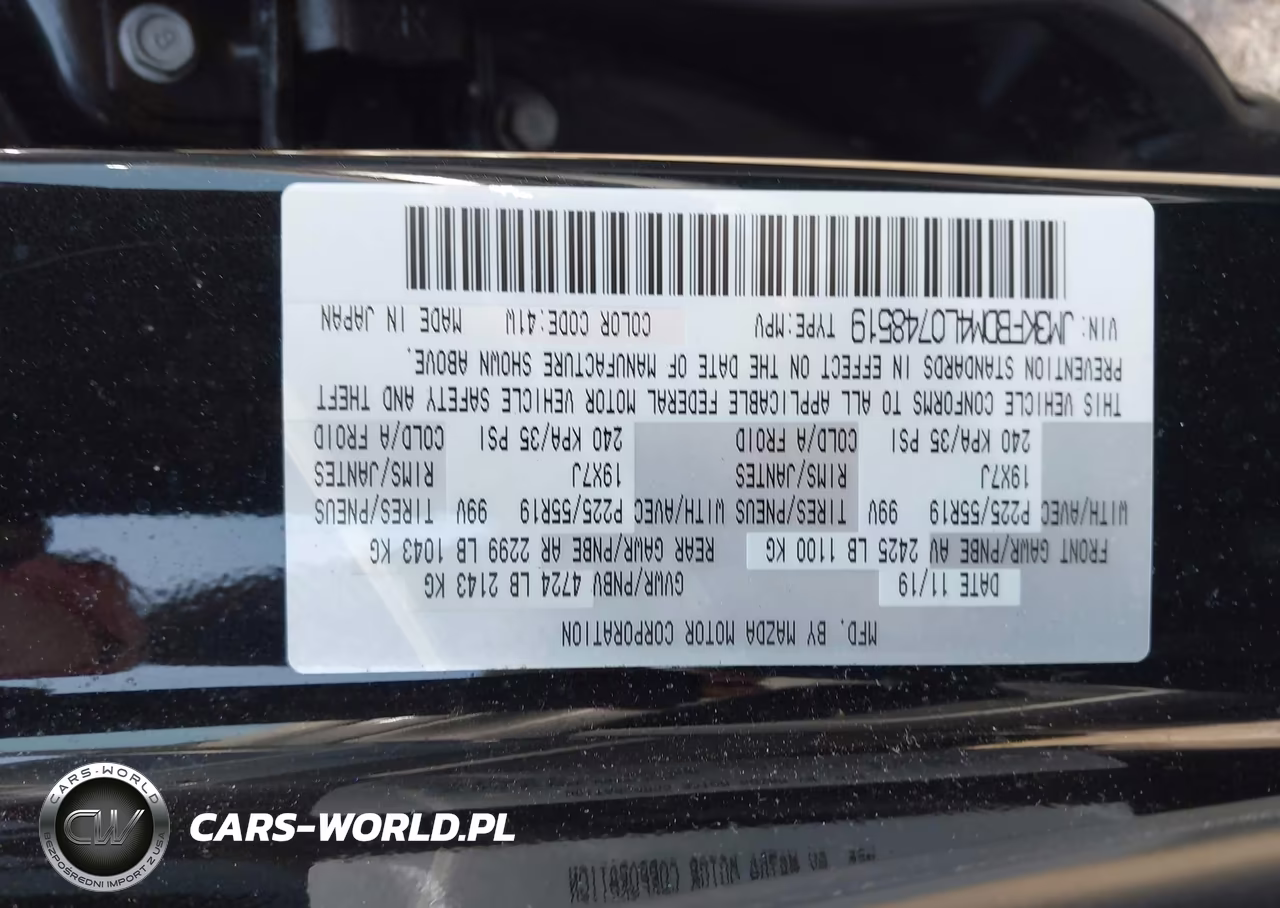 2020 Mazda Cx-5 Grand Touring VIN:JM3KFBDM4L0748519 - 9