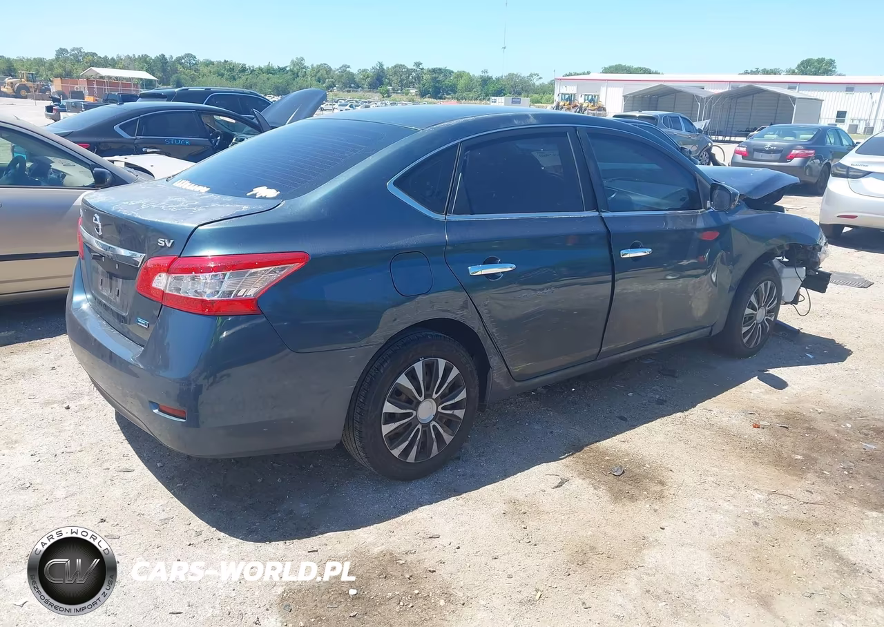 2014 Nissan Sentra Sv VIN:3N1AB7APXEY205098 - 4
