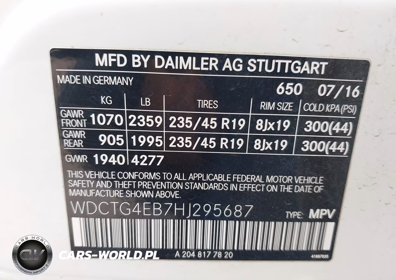 2017 Mercedes-Benz Gla 250 VIN:WDCTG4EB7HJ295687 - 9