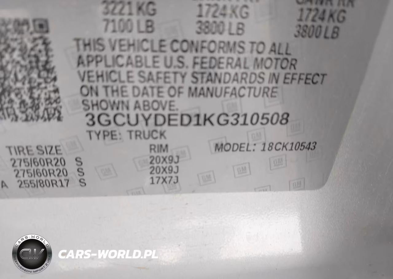 2019 Chevrolet Silverado 1500 Lt VIN:3GCUYDED1KG310508 - 9
