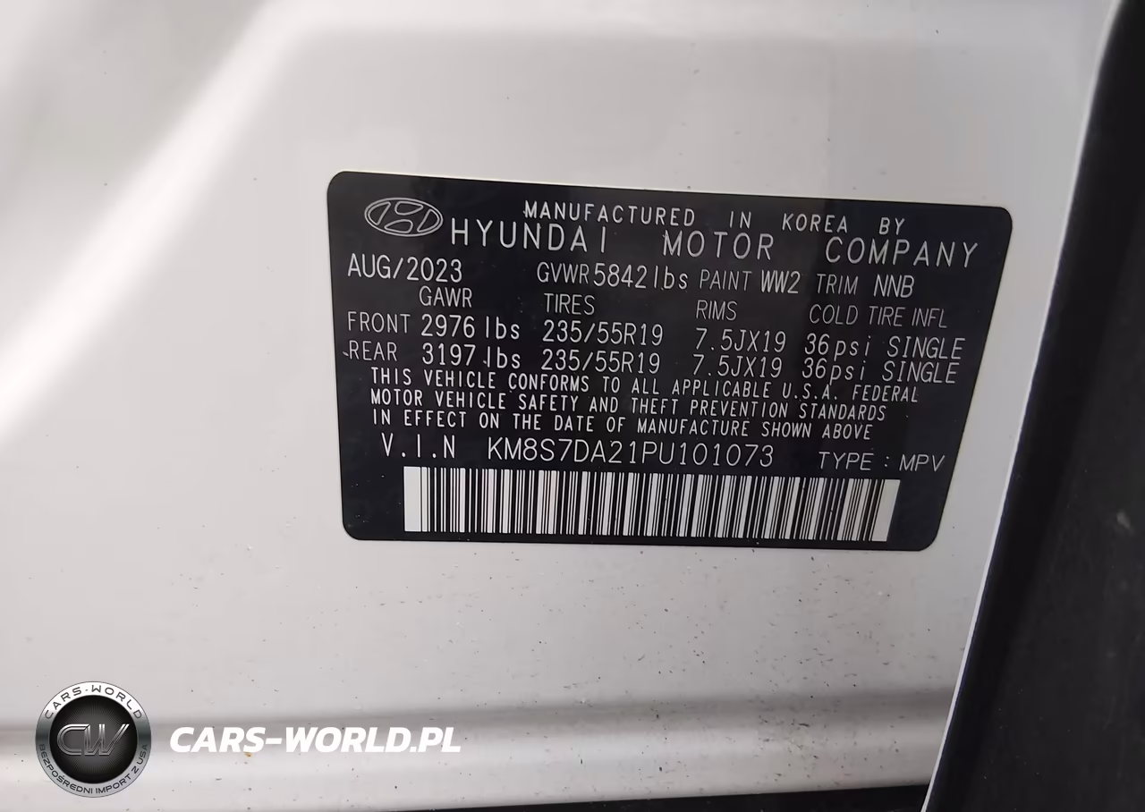 2023 Hyundai Santa Fe Plug-In Hybrid Limited VIN:KM8S7DA21PU101073 - 9