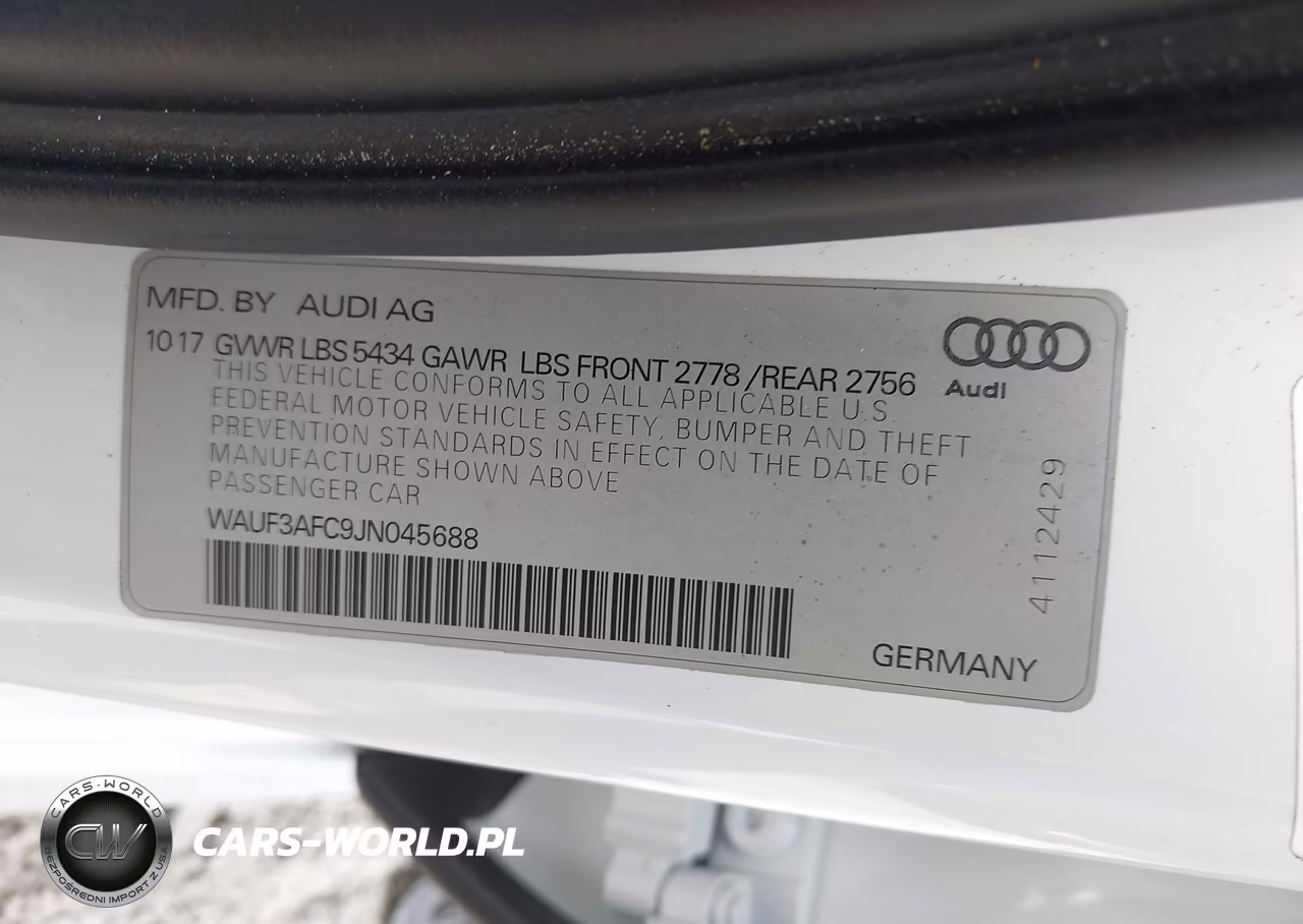 2018 Audi A6 3.0T Premium-3.0T Sport VIN:WAUF3AFC9JN045688 - 9