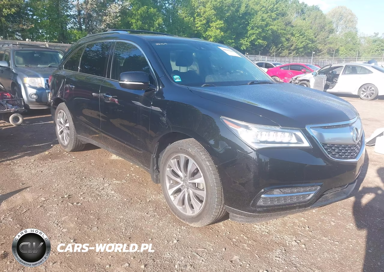 2016 Acura Mdx Technology Acurawatch Plus Packages-Technology Package