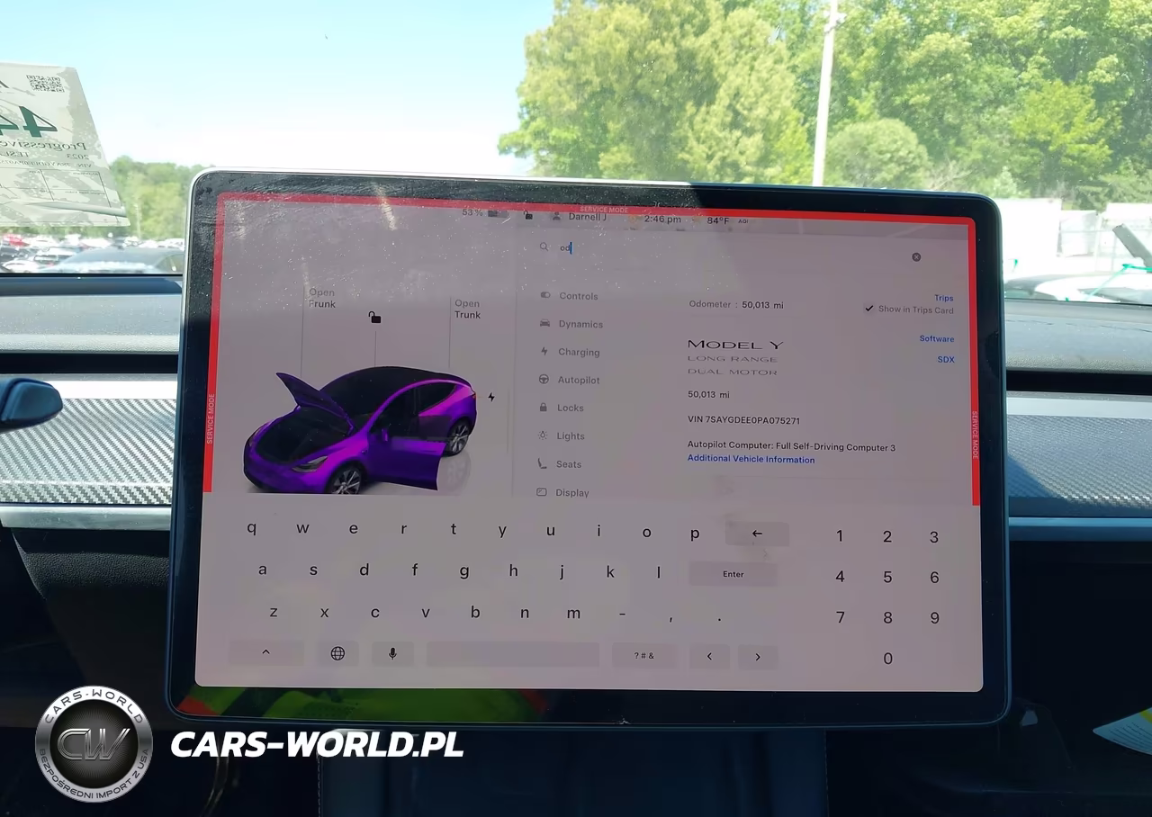 2023 Tesla Model Y Awd-Long Range Dual Motor All-Wheel Drive VIN:7SAYGDEE0PA075271 - 7