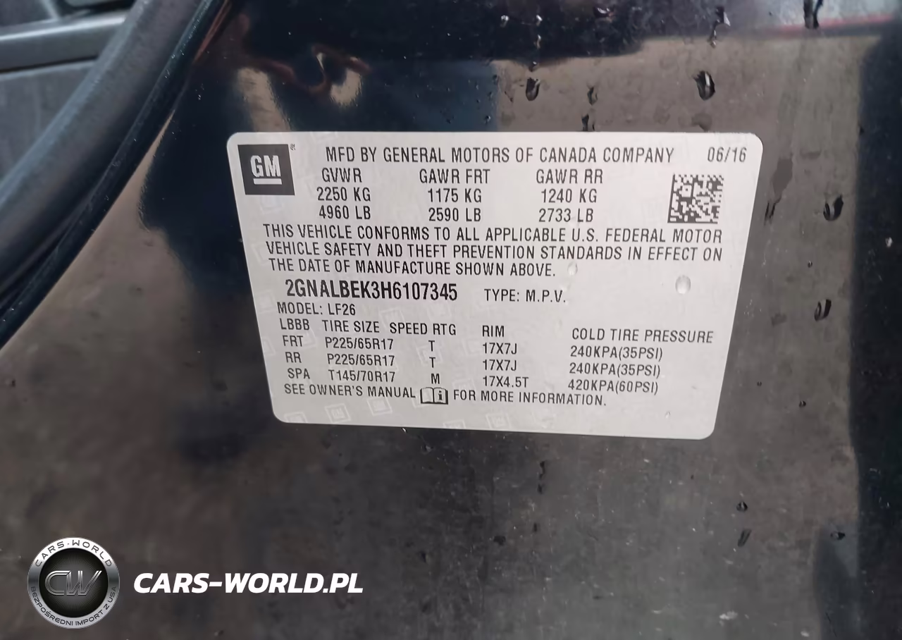 2017 Chevrolet Equinox Ls VIN:2GNALBEK3H6107345 - 9