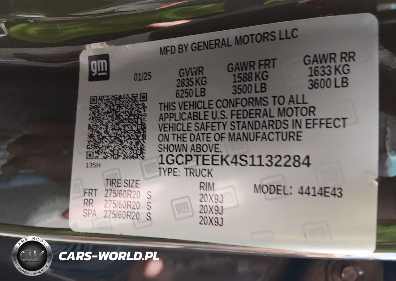 2025 Chevrolet Colorado 4Wd Trail Boss VIN:1GCPTEEK4S1132284 - 9