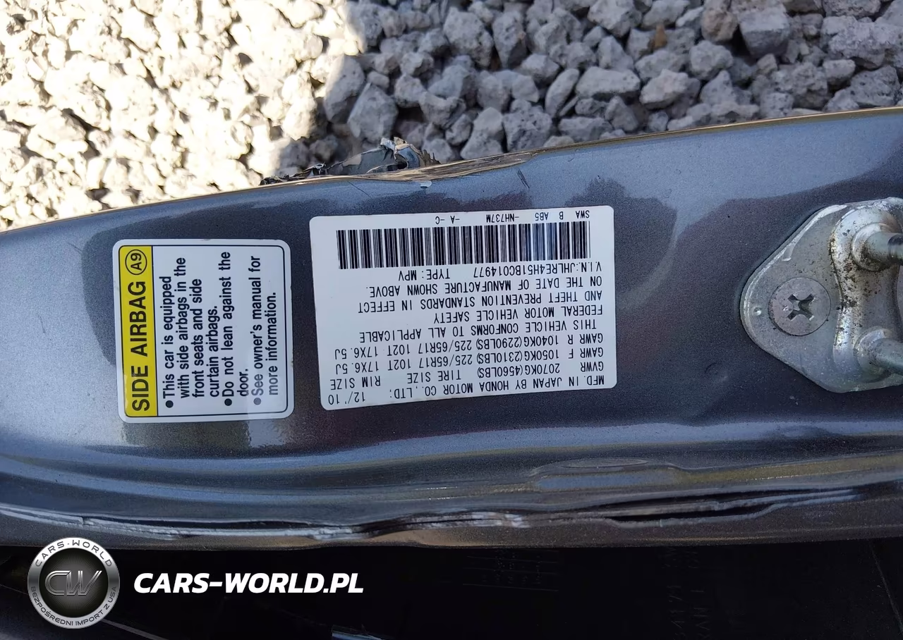 2011 Honda Cr-V Ex VIN:JHLRE4H51BC014977 - 9