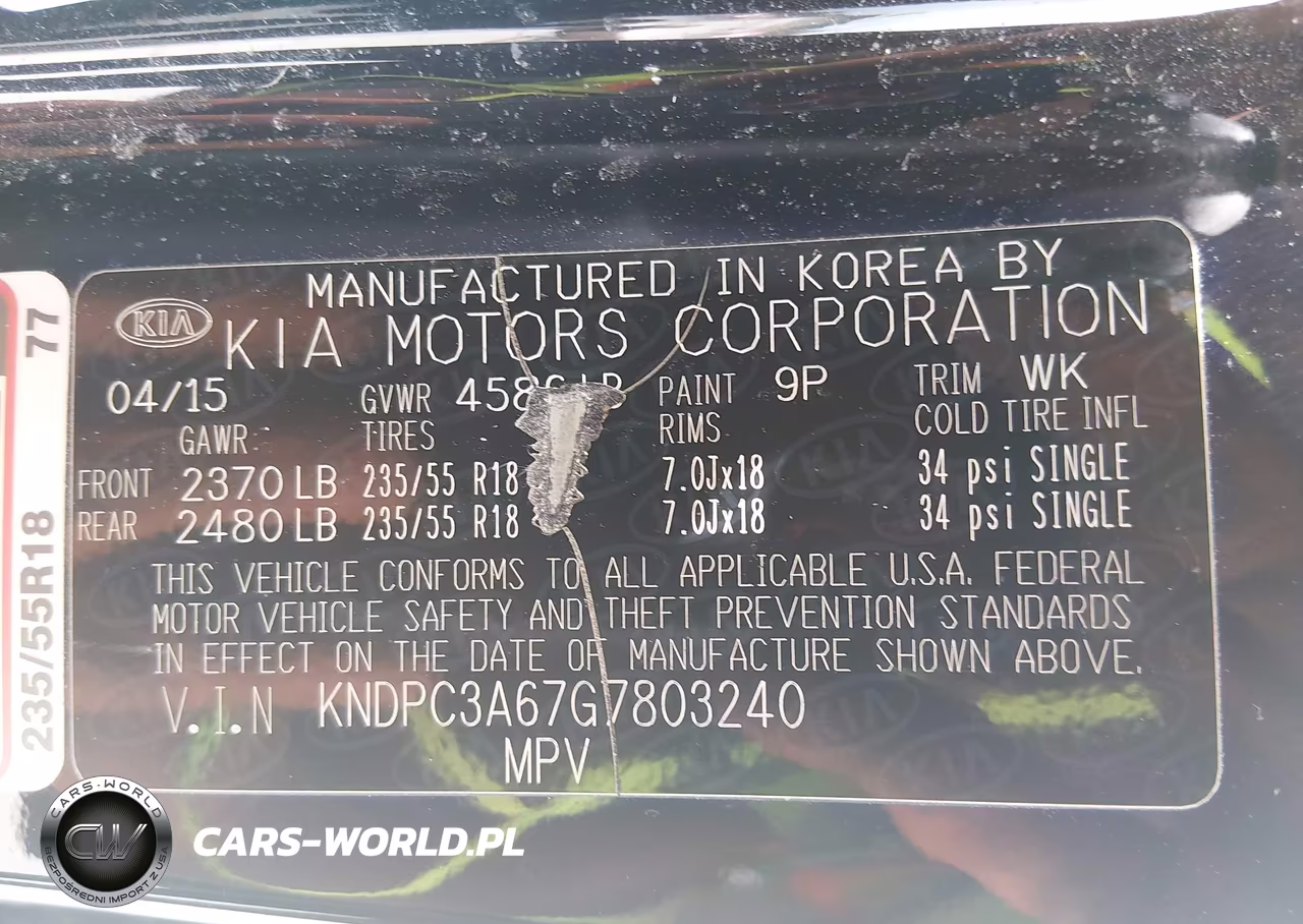 2016 Kia Sportage Sx VIN:KNDPC3A67G7803240 - 9