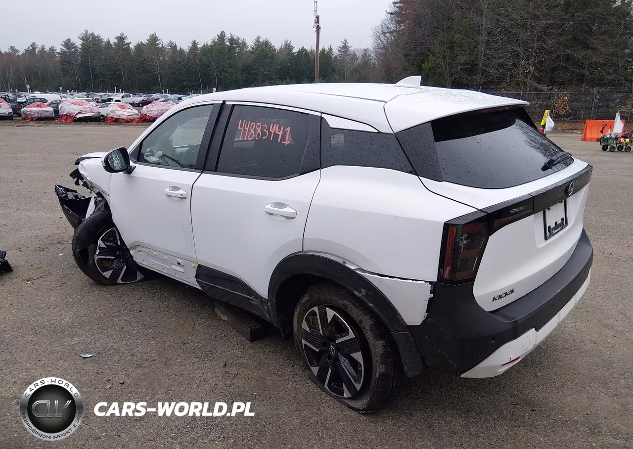 2025 Nissan Kicks Sv Intelligent Awd VIN:3N8AP6CB6SL407718 - 3