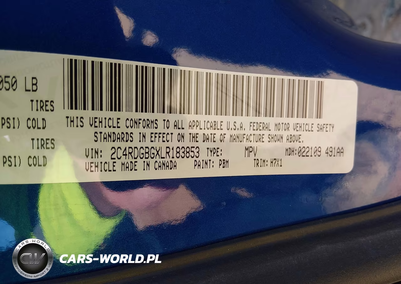 2020 Dodge Grand Caravan Se VIN:2C4RDGBGXLR183853 - 9