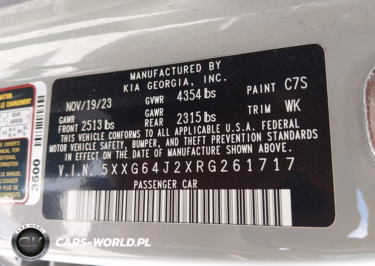 2024 Kia K5 Gt-Line VIN:5XXG64J2XRG261717 - 9