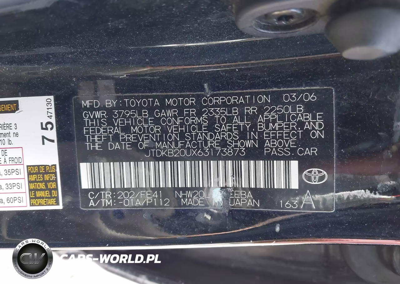 2006 Toyota Prius VIN:JTDKB20UX63173873 - 9