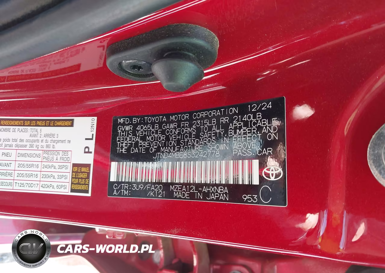 2025 Toyota Corolla Se VIN:JTND4MBE8S3242778 - 9