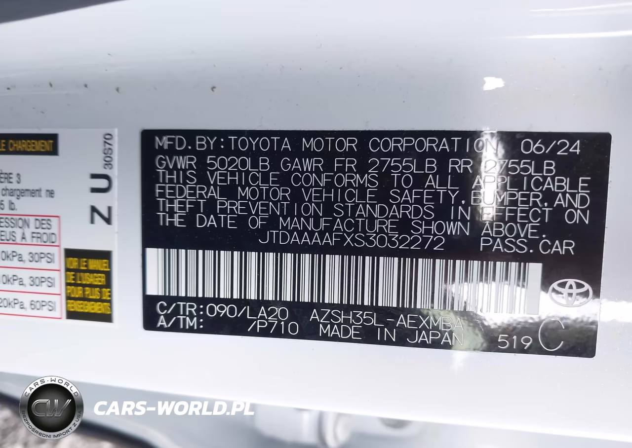 2025 Toyota Crown Xle VIN:JTDAAAAFXS3032272 - 9