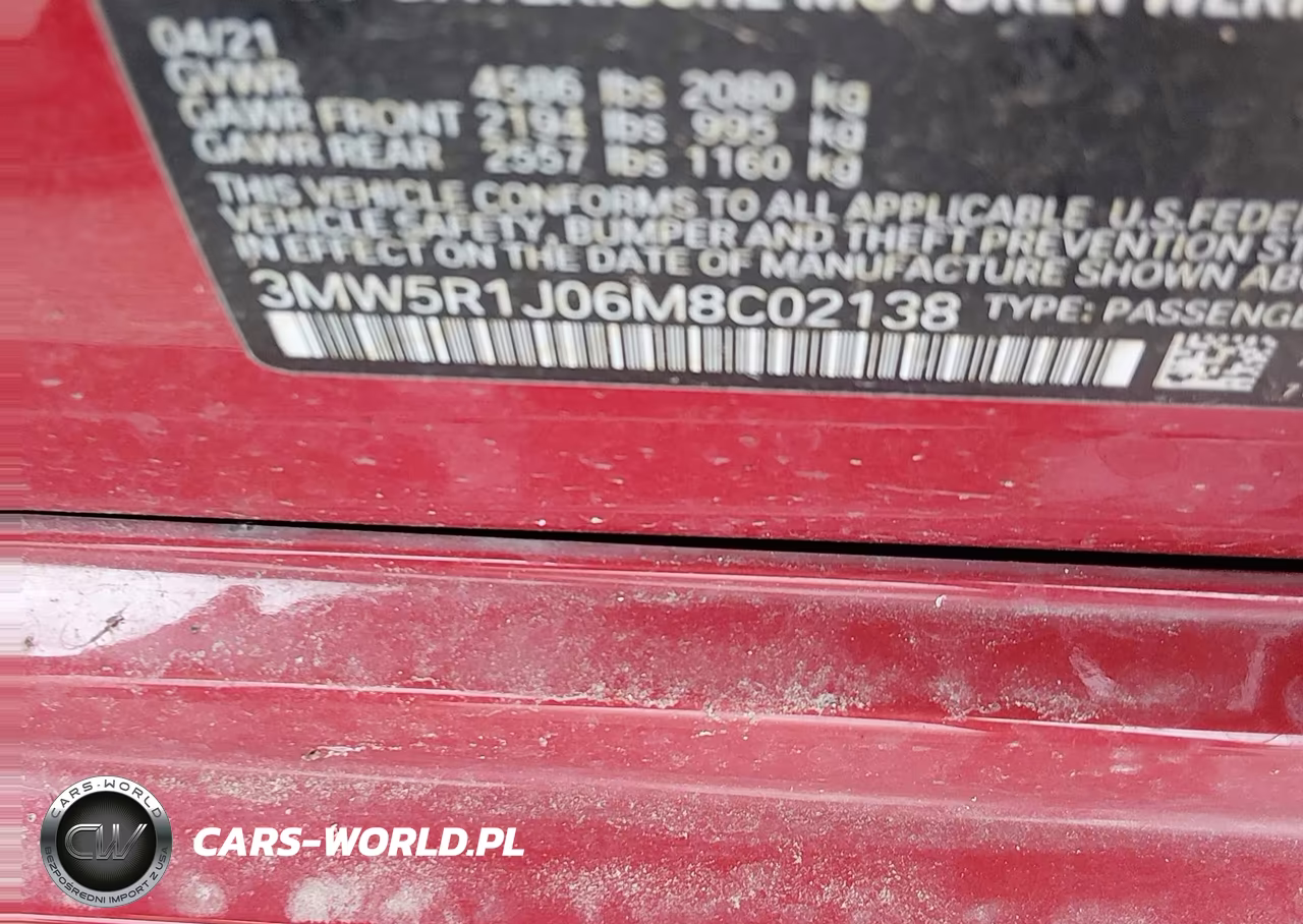 2021 BMW 330I VIN:3MW5R1J06M8C02138 - 9