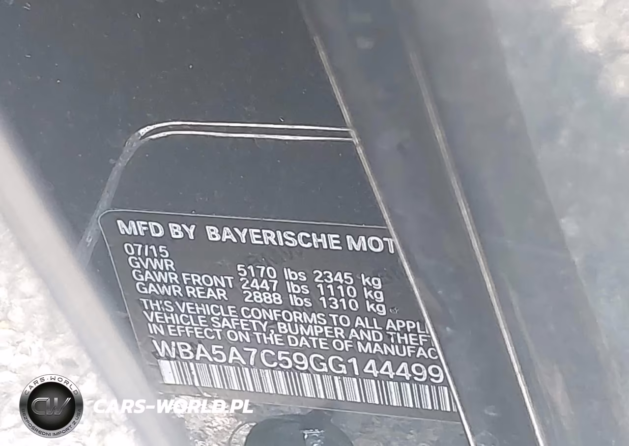 2016 BMW 528I xDrive VIN:WBA5A7C59GG144499 - 9