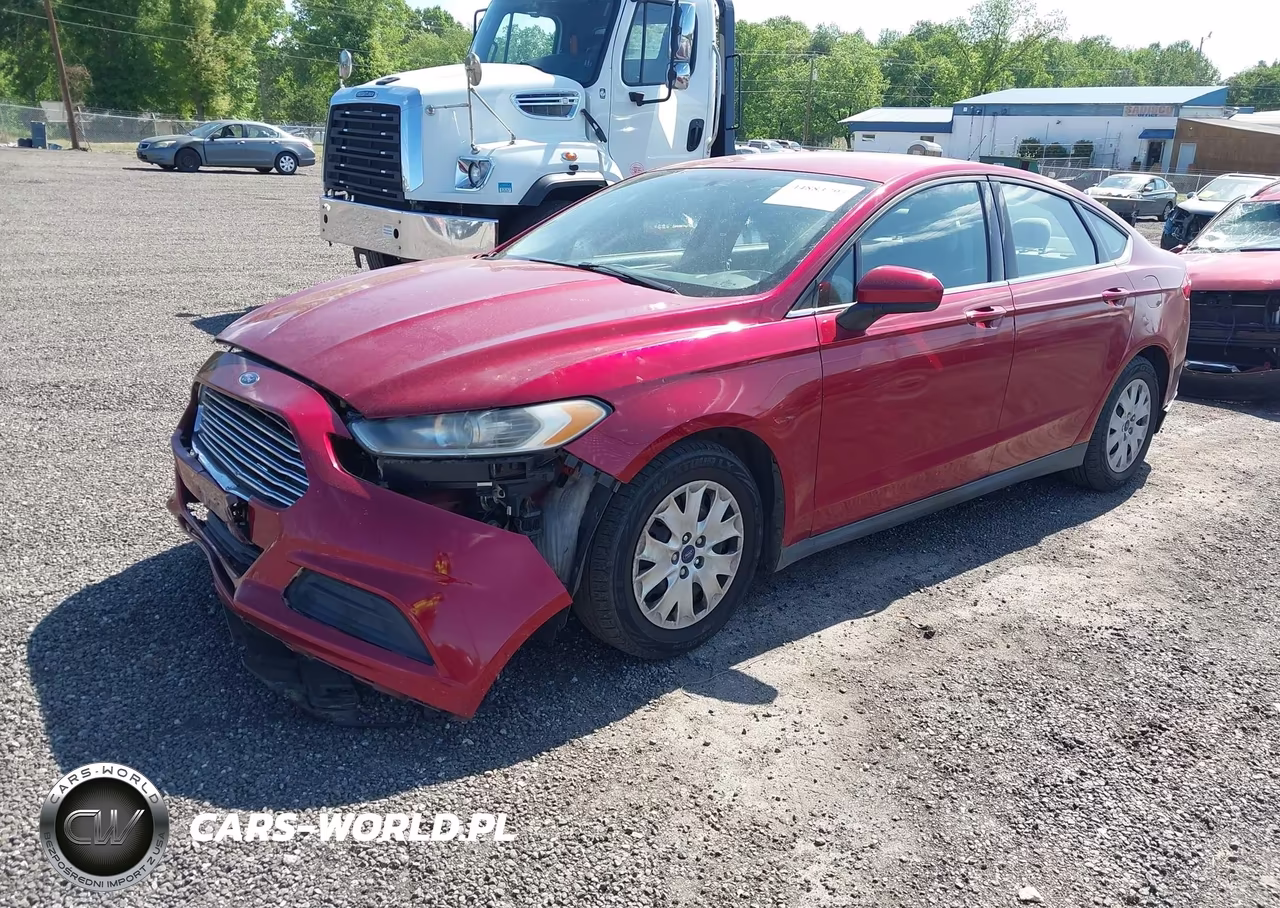 2014 Ford Fusion S VIN:3FA6P0G74ER322890 - 2