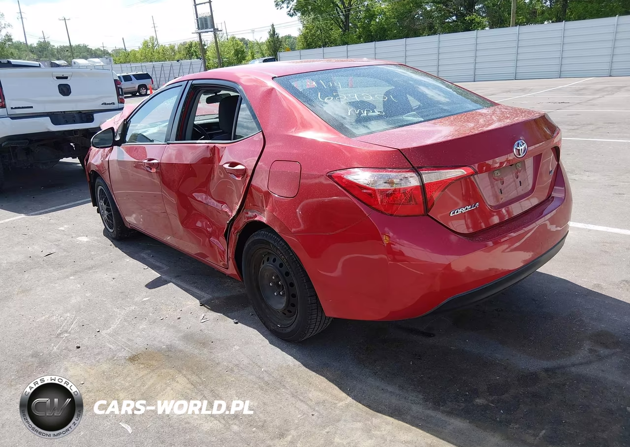 2017 Toyota Corolla Le VIN:5YFBURHE1HP624201 - 3