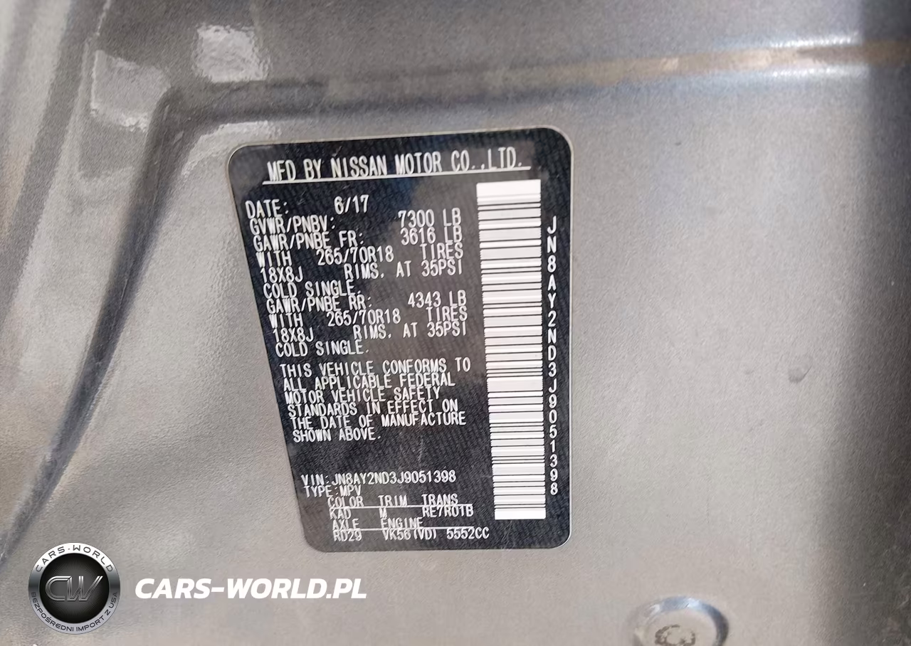 2018 Nissan Armada Sv VIN:JN8AY2ND3J9051398 - 9