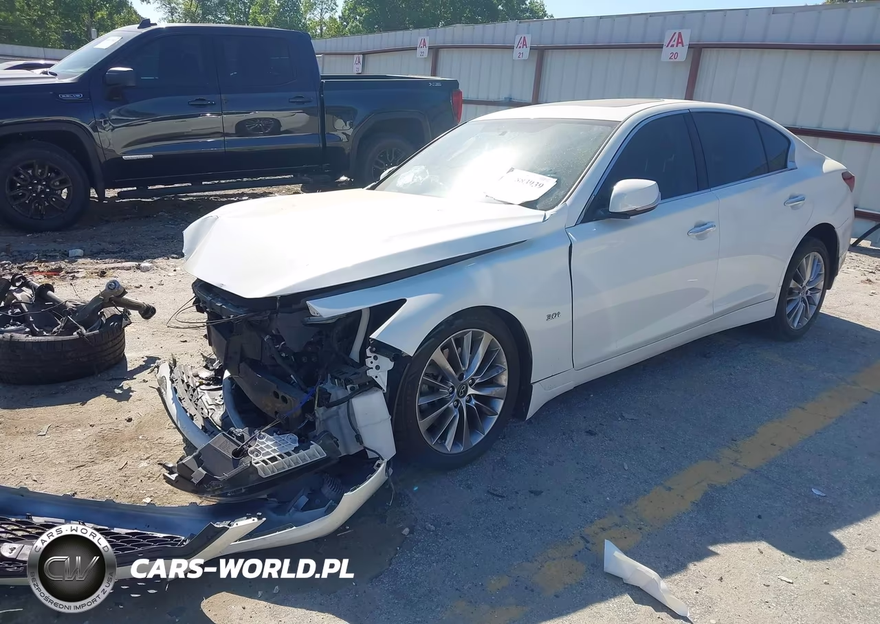 2018 Infiniti Q50 3.0T Luxe VIN:JN1EV7APXJM592421 - 2