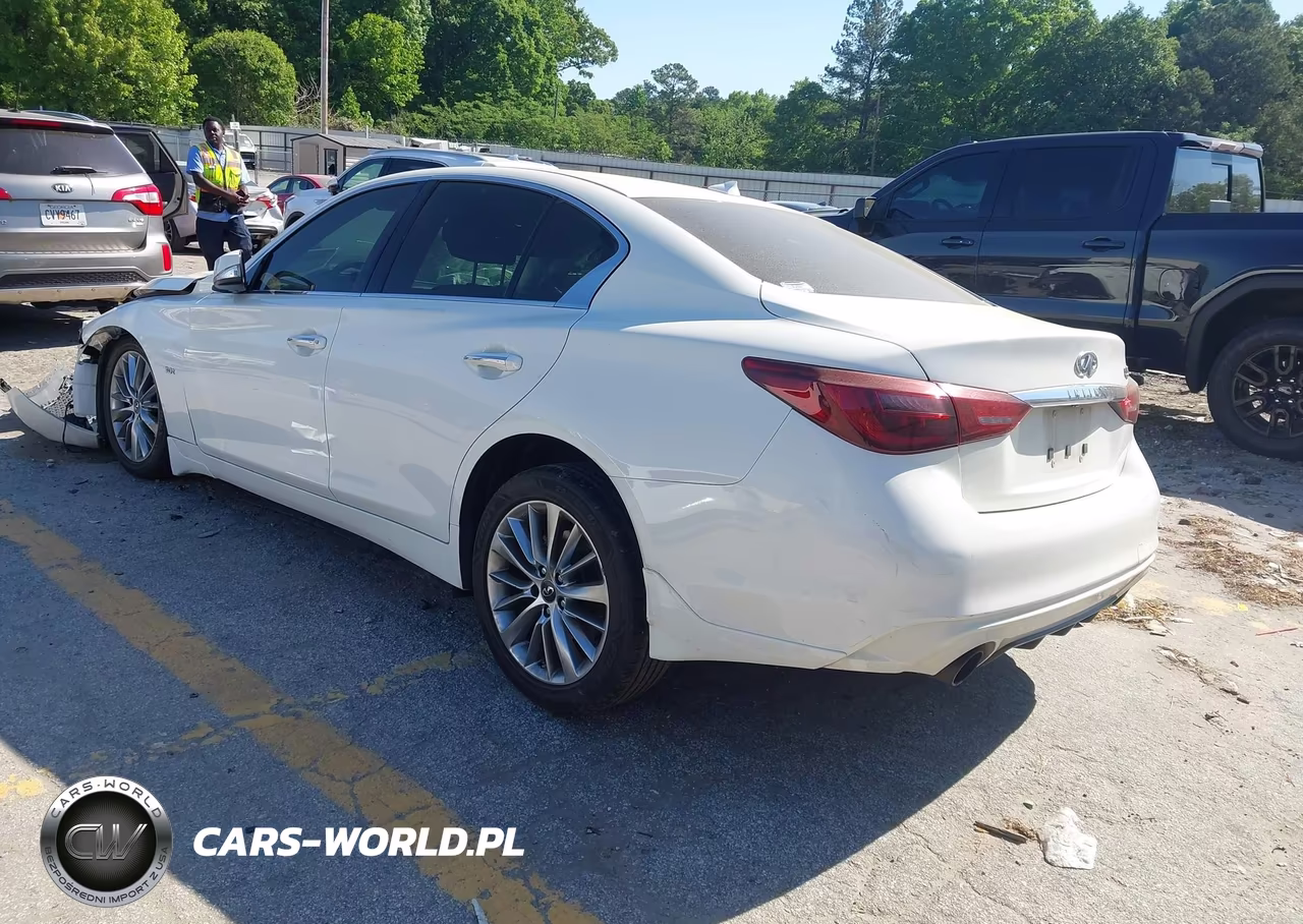 2018 Infiniti Q50 3.0T Luxe VIN:JN1EV7APXJM592421 - 3
