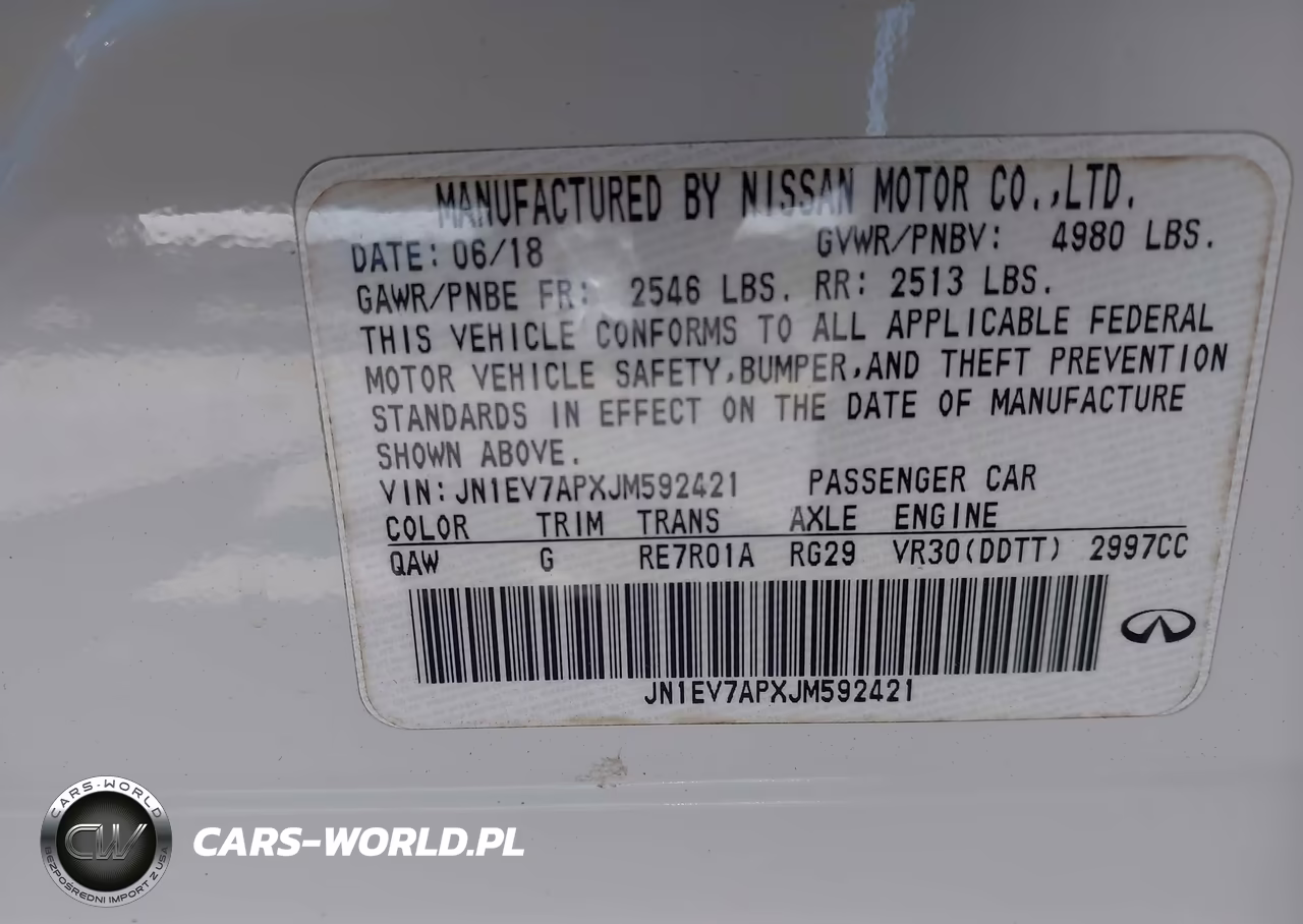 2018 Infiniti Q50 3.0T Luxe VIN:JN1EV7APXJM592421 - 9