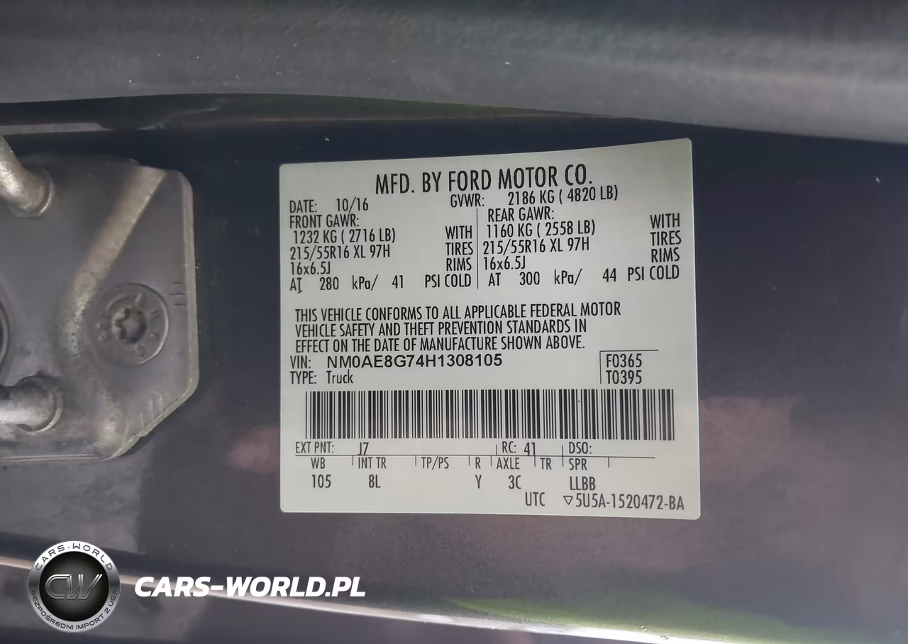 2017 Ford Transit Connect Titanium VIN:NM0AE8G74H1308105 - 9