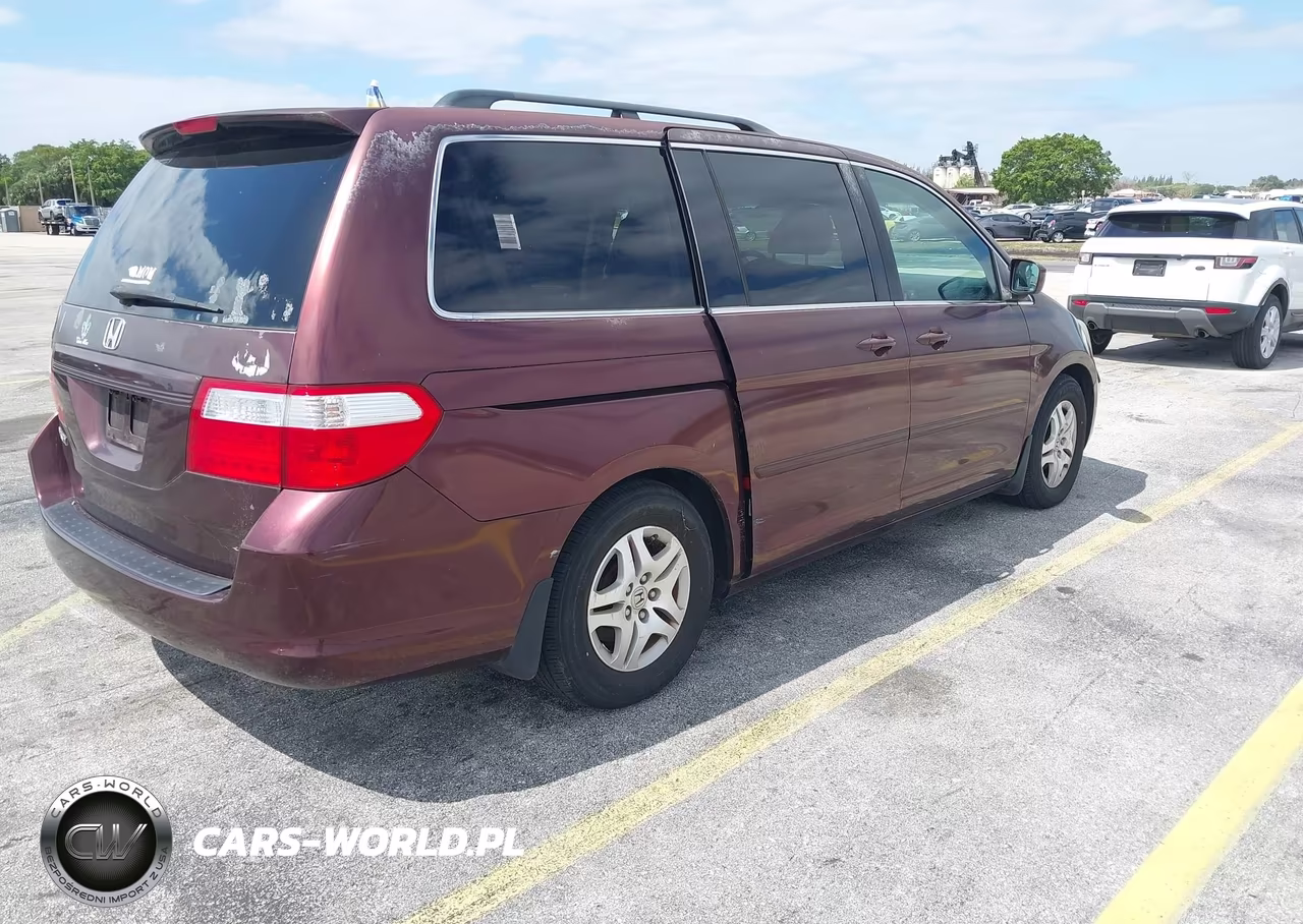 2007 Honda Odyssey Ex VIN:5FNRL38477B093425 - 4