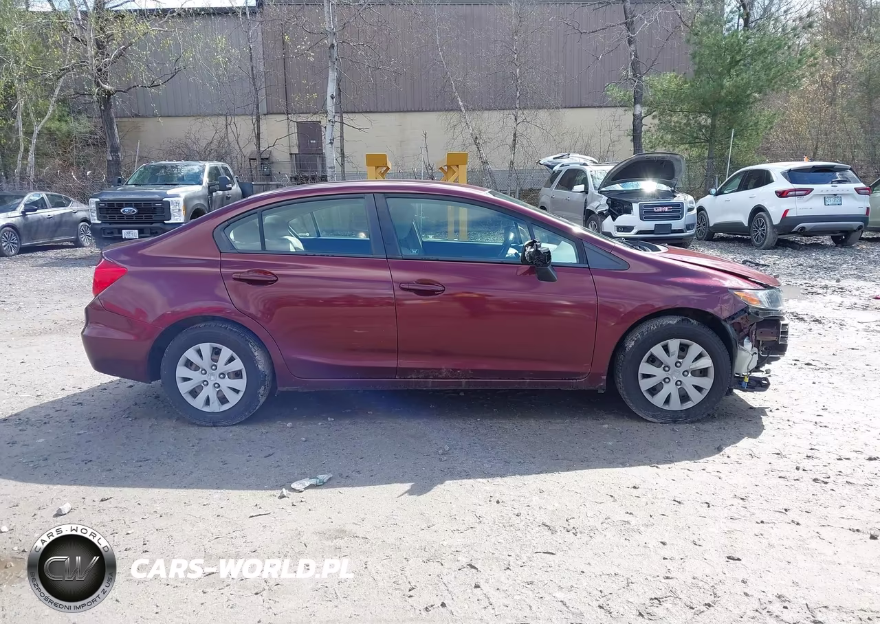 2012 Honda Civic Lx VIN:JHMFB2F5XCS001053 - 13