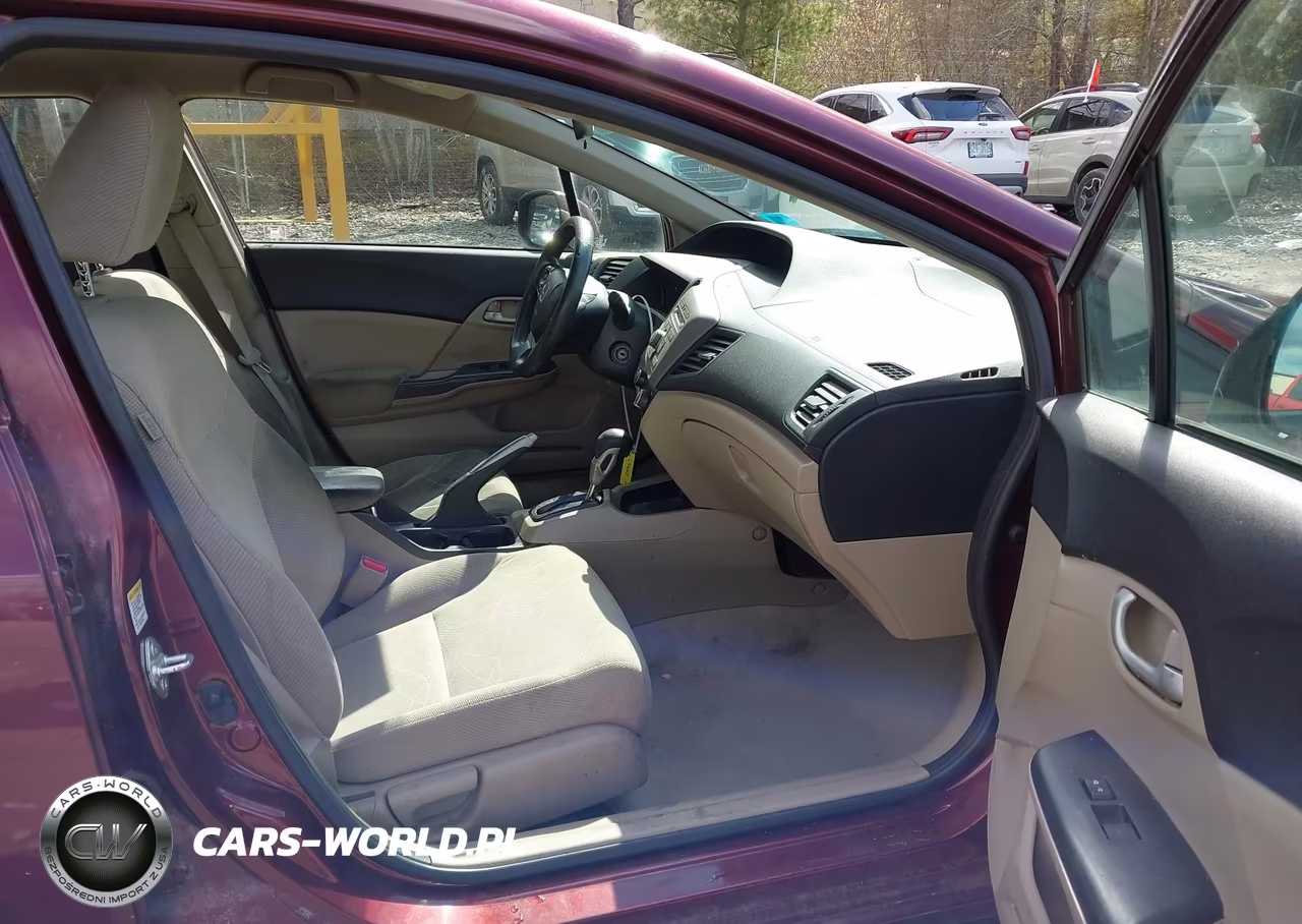 2012 Honda Civic Lx VIN:JHMFB2F5XCS001053 - 5