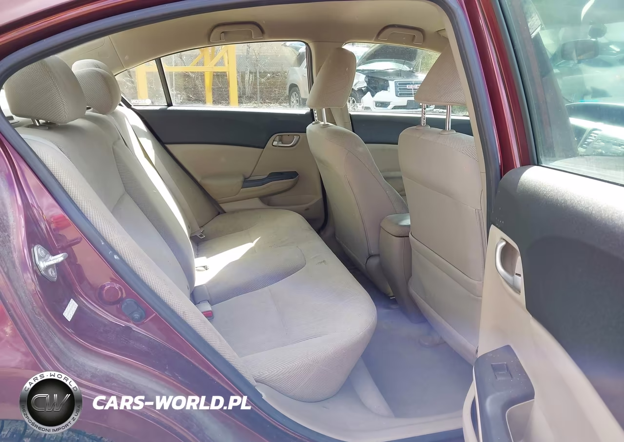2012 Honda Civic Lx VIN:JHMFB2F5XCS001053 - 8