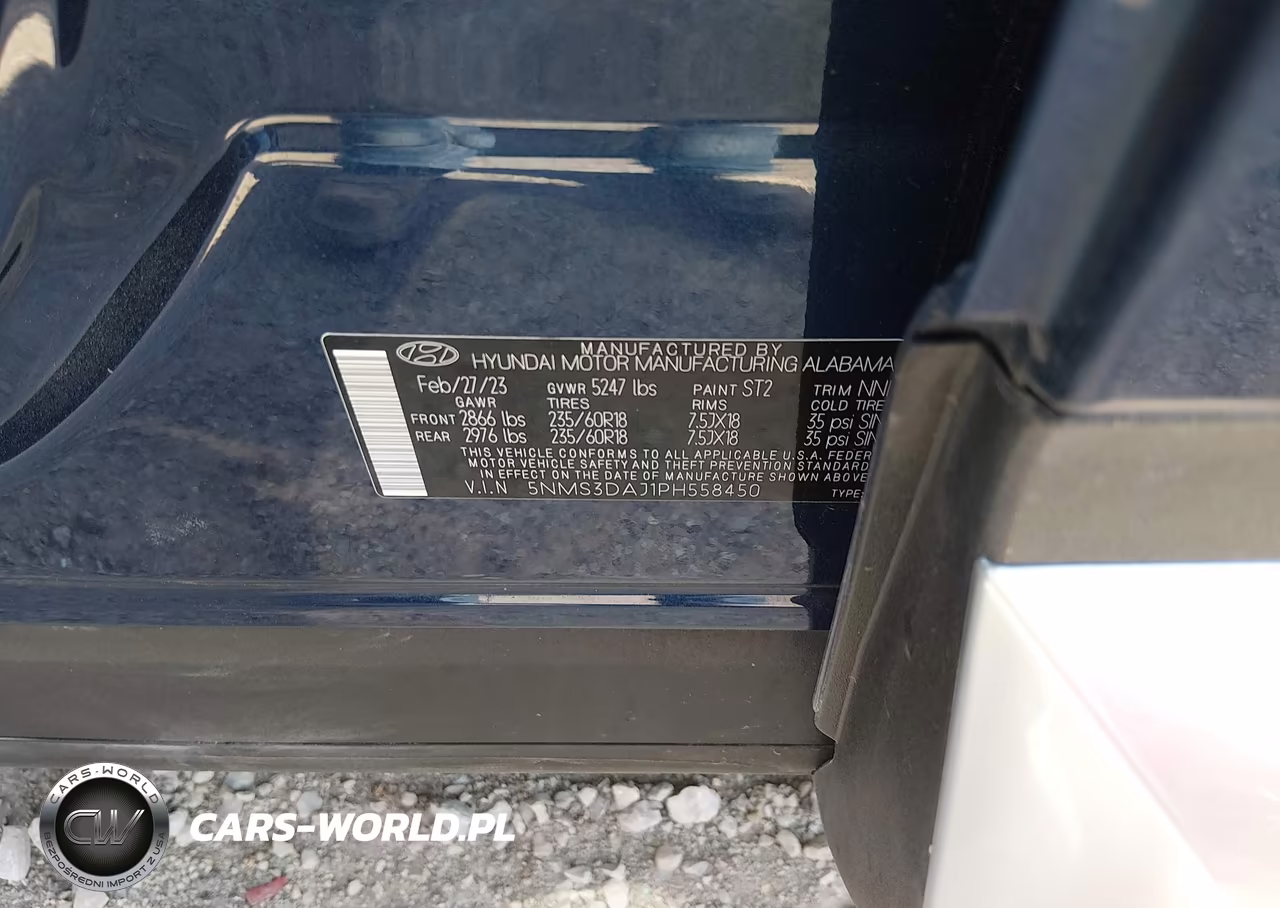 2023 Hyundai Santa Fe Sel VIN:5NMS3DAJ1PH558450 - 9