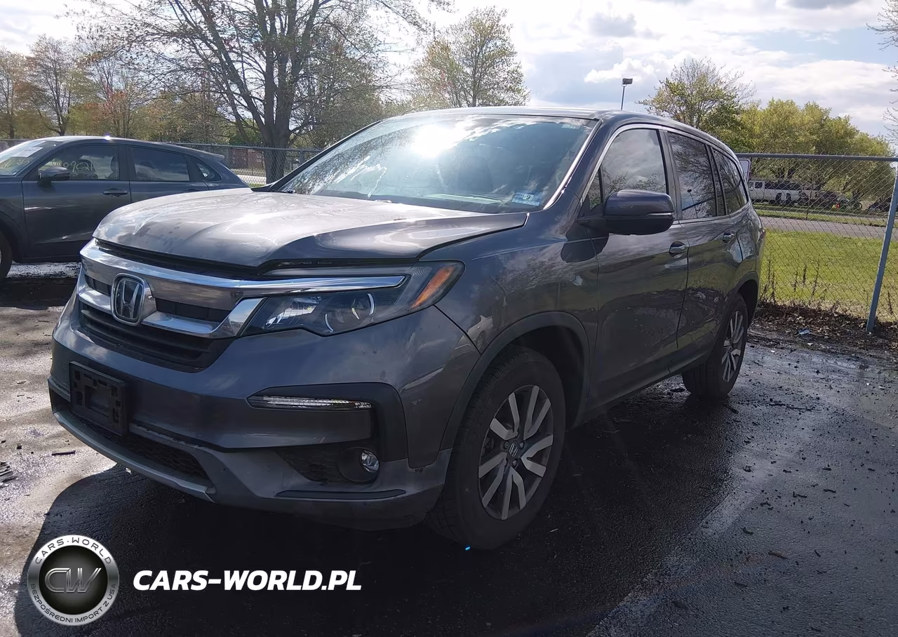 2021 Honda Pilot Awd Ex-L VIN:5FNYF6H59MB012224 - 2