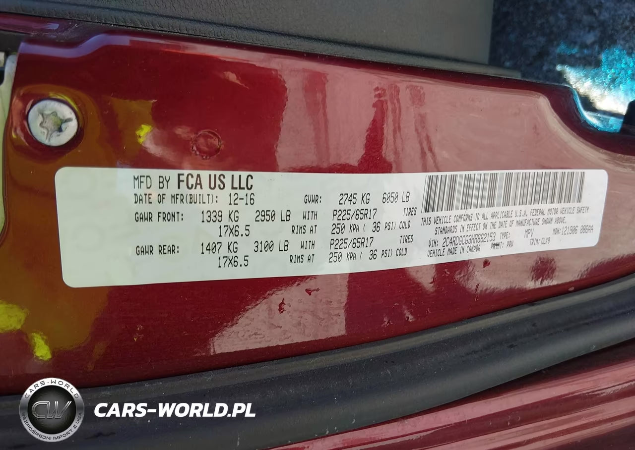 2017 Dodge Grand Caravan Sxt VIN:2C4RDGCG3HR662153 - 9