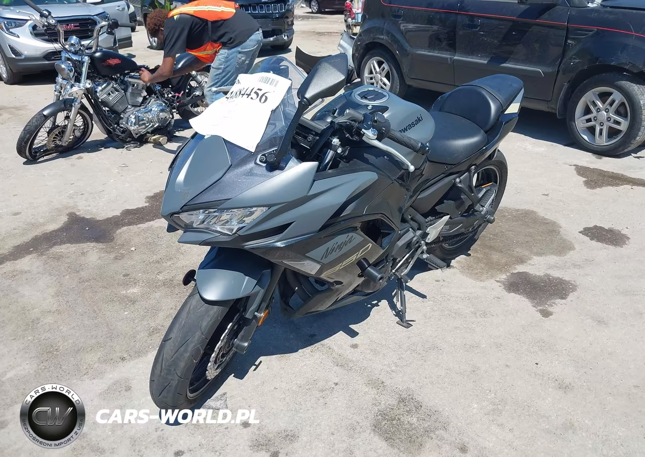 2024 Kawasaki Ex650 R VIN:ML5EXER19RDAD5340 - 2