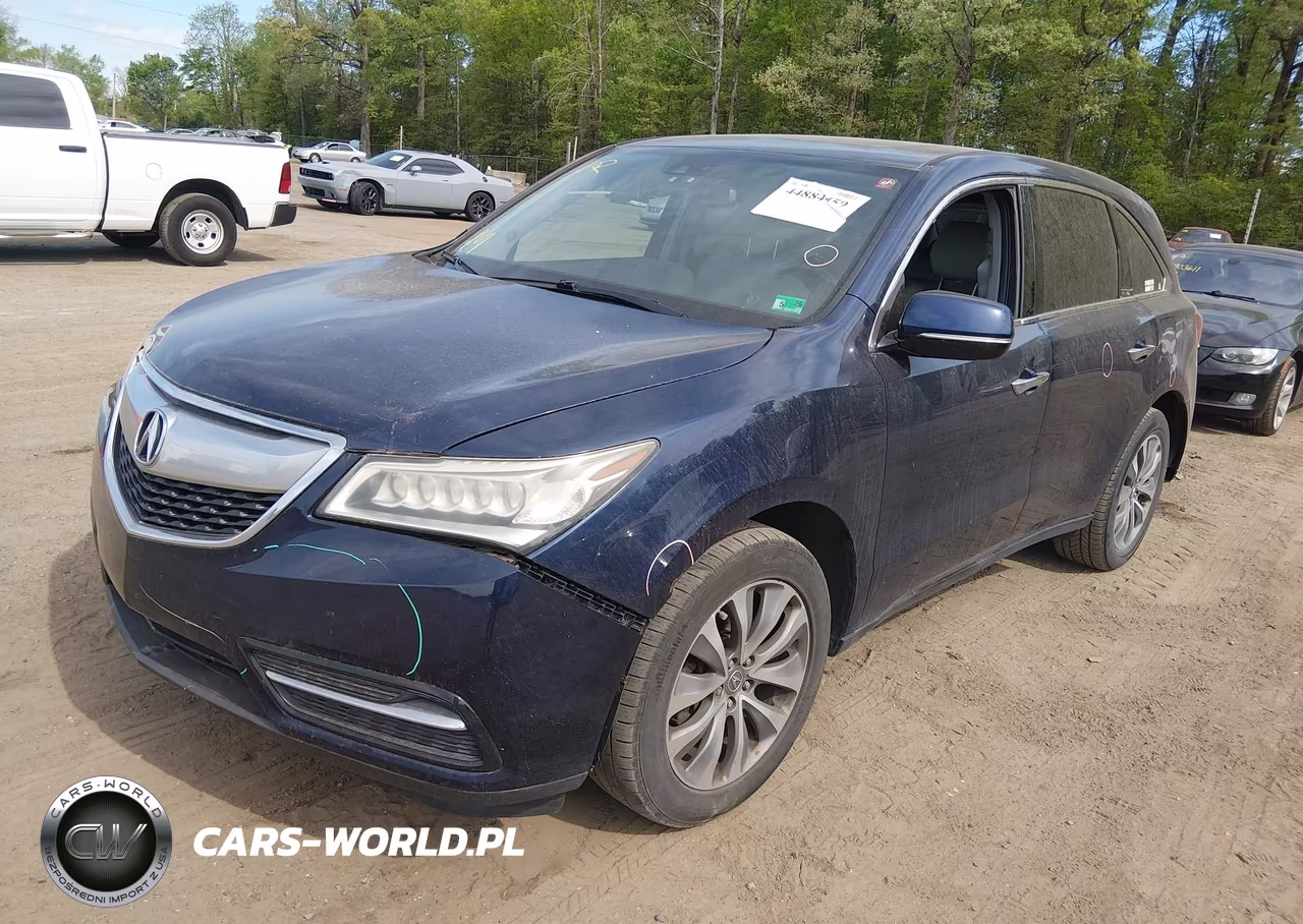 2015 Acura Mdx Technology Package VIN:5FRYD4H43FB025800 - 2