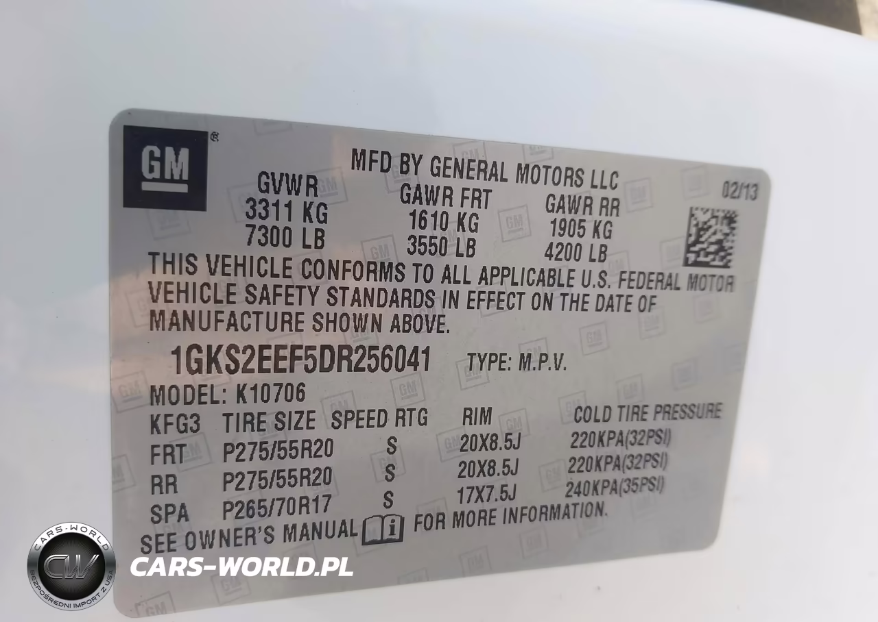2013 GMC Yukon Denali VIN:1GKS2EEF5DR256041 - 9