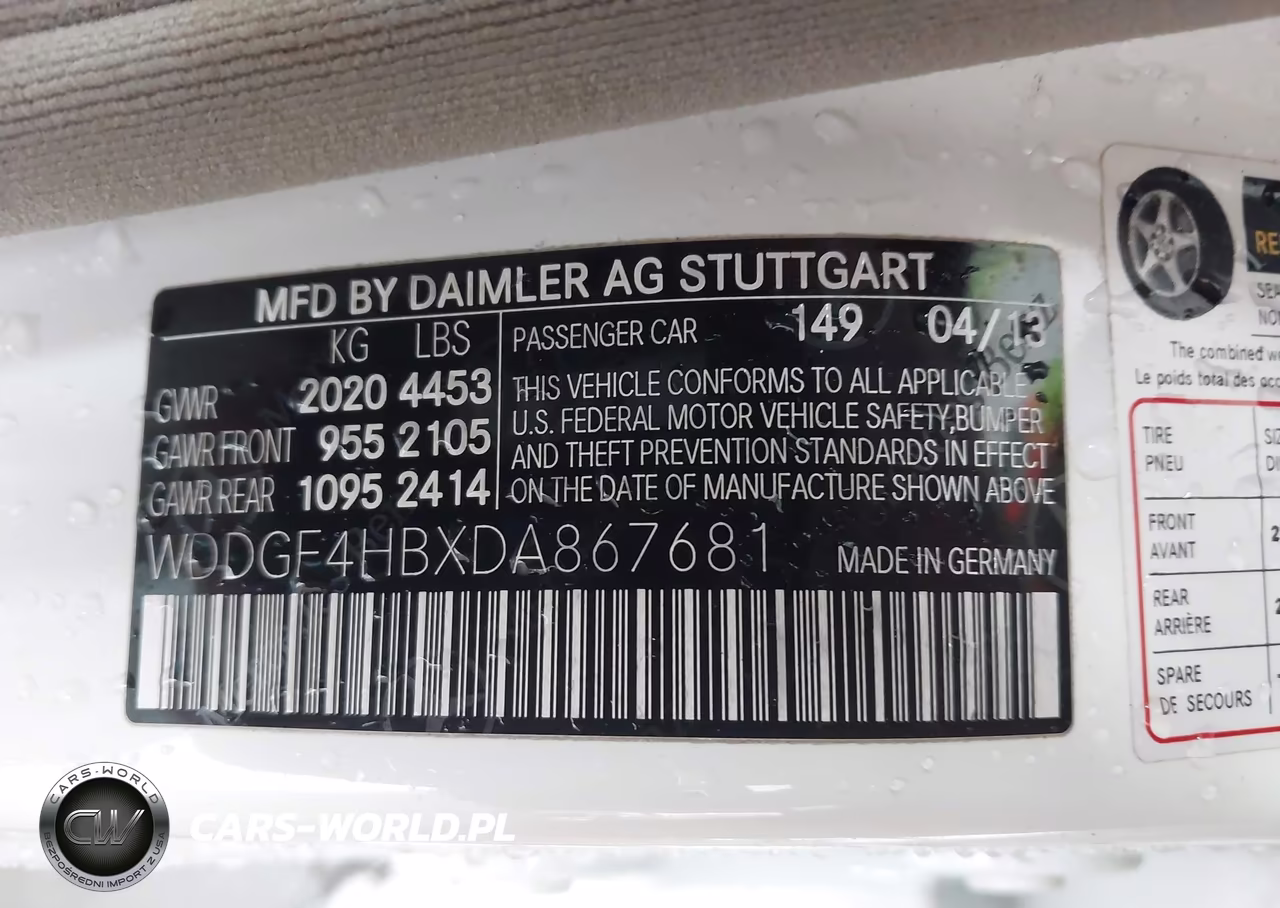2013 Mercedes-Benz C 250 Luxury VIN:WDDGF4HBXDA867681 - 9