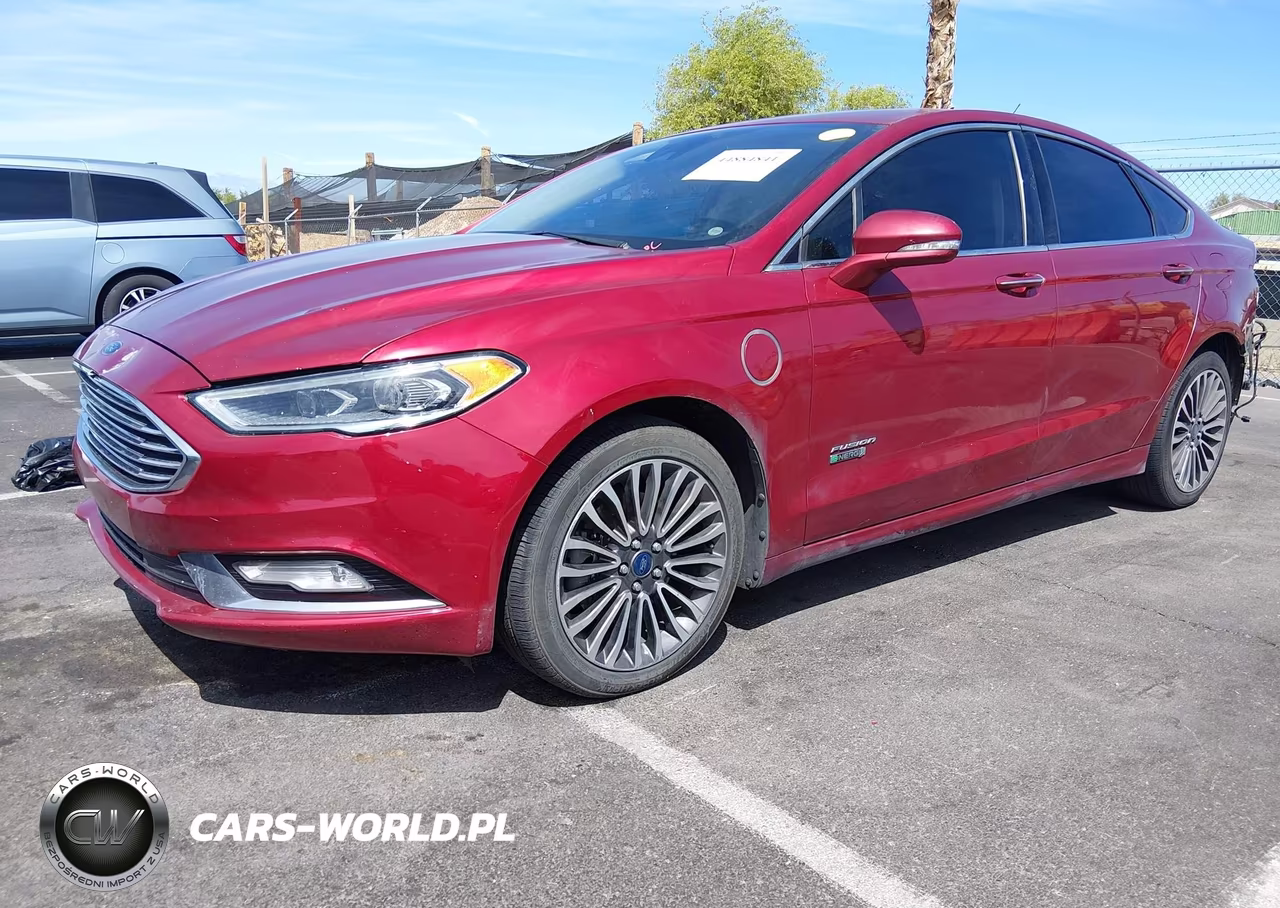 2017 Ford Fusion Energi Titanium VIN:3FA6P0SU8HR350418 - 2