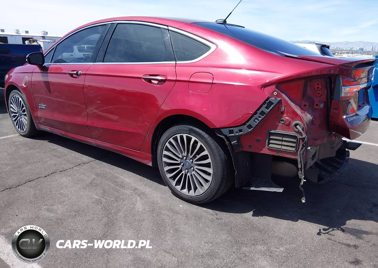 2017 Ford Fusion Energi Titanium VIN:3FA6P0SU8HR350418 - 3