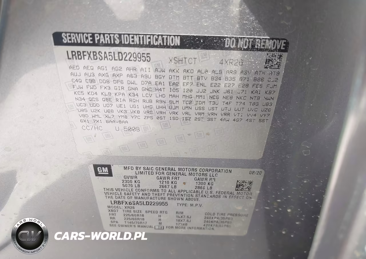 2020 Buick Envision Fwd Preferred VIN:LRBFXBSA5LD229955 - 9