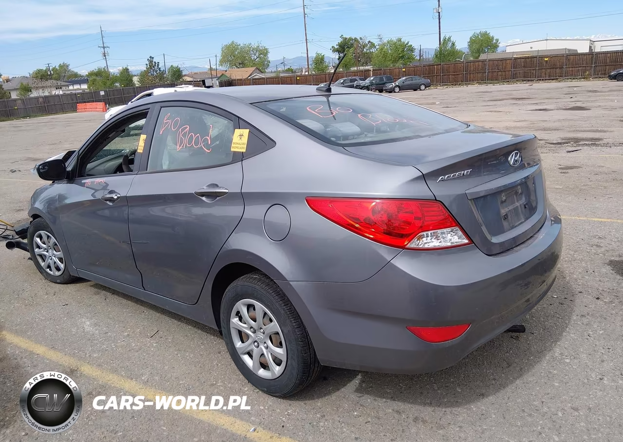 2014 Hyundai Accent Gls VIN:KMHCT4AE8EU620726 - 3