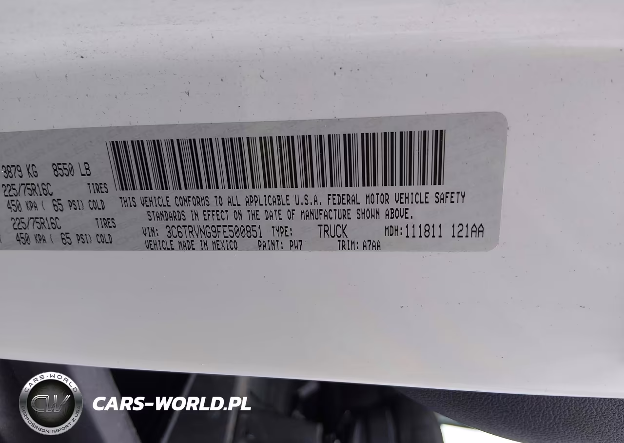 2015 Ram Promaster 1500 Low Roof VIN:3C6TRVNG9FE500851 - 9