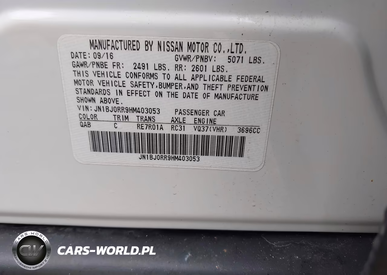 2017 Infiniti Qx50 VIN:JN1BJ0RR9HM403053 - 9