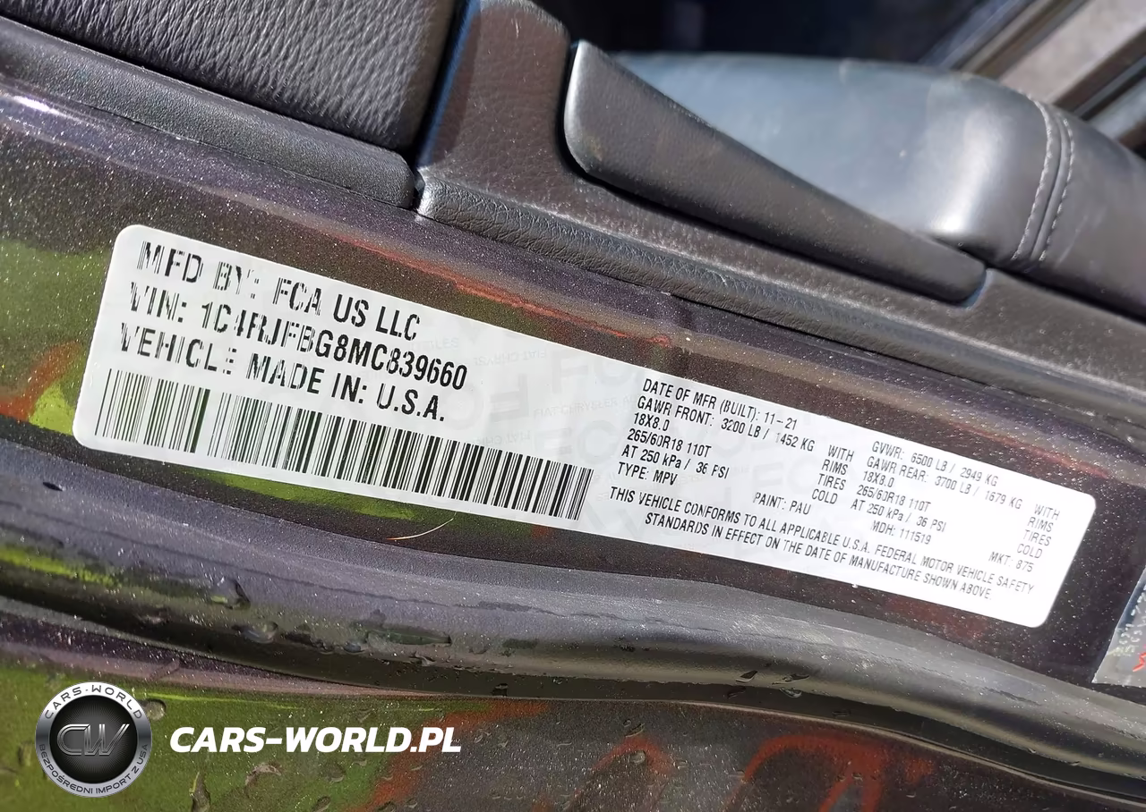 2021 Jeep Grand Cherokee Limited 4X4 VIN:1C4RJFBG8MC839660 - 9