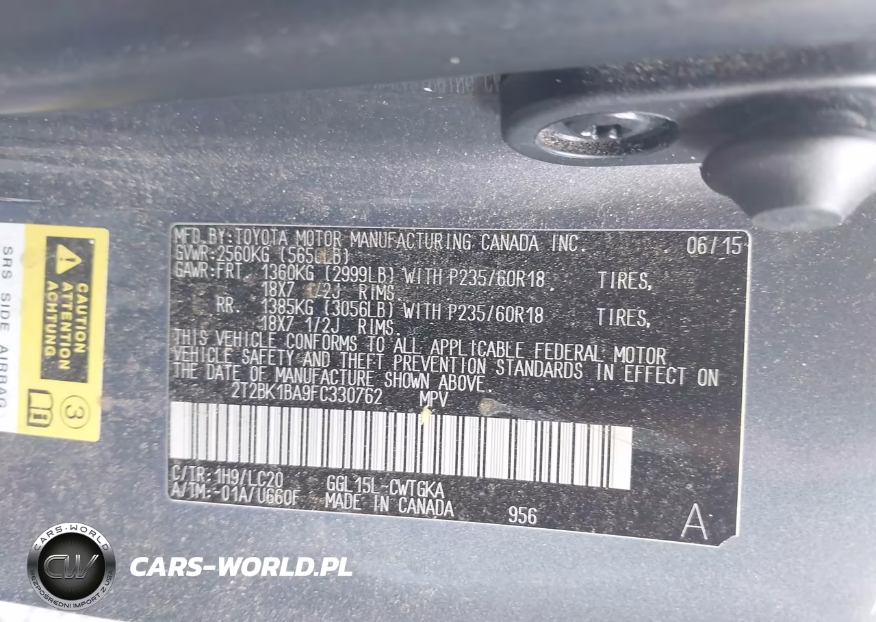 2015 Lexus Rx 350 VIN:2T2BK1BA9FC330762 - 9