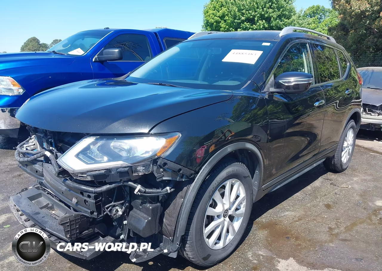 2017 Nissan Rogue Sv VIN:KNMAT2MV6HP582301 - 2