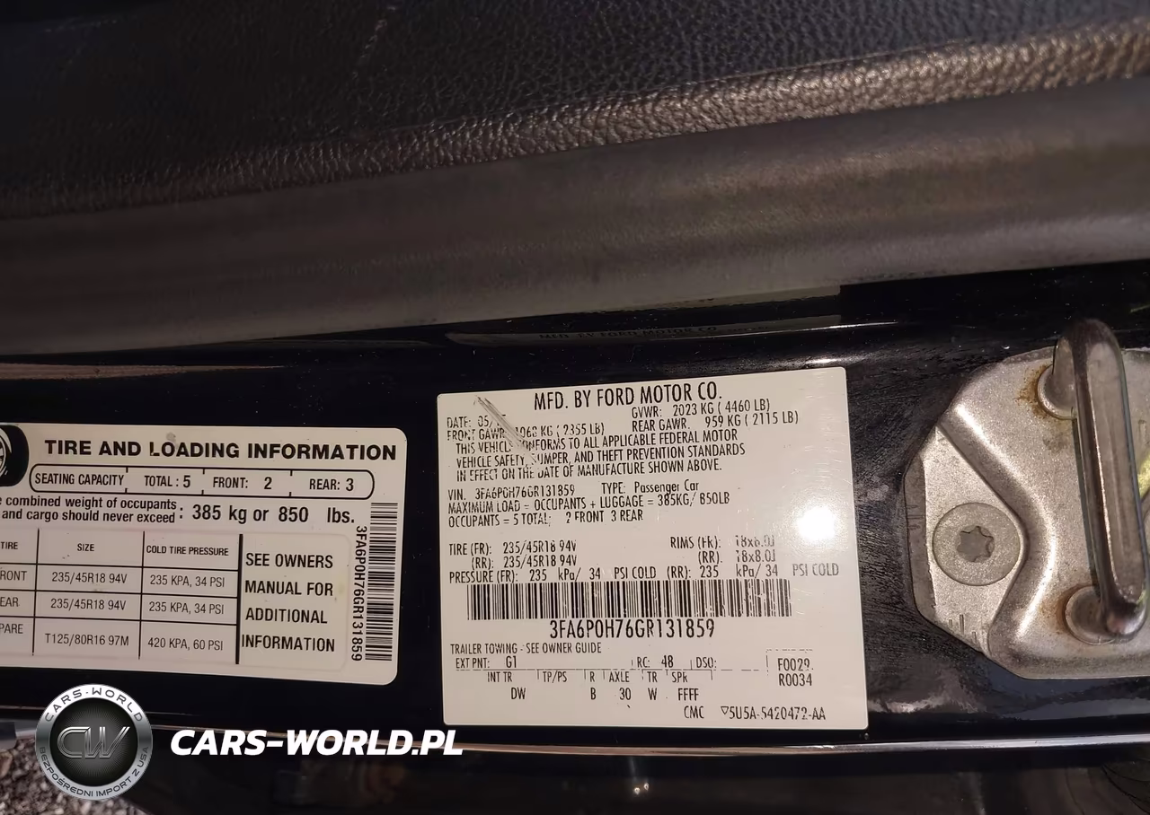 2016 Ford Fusion Se VIN:3FA6P0H76GR131859 - 9