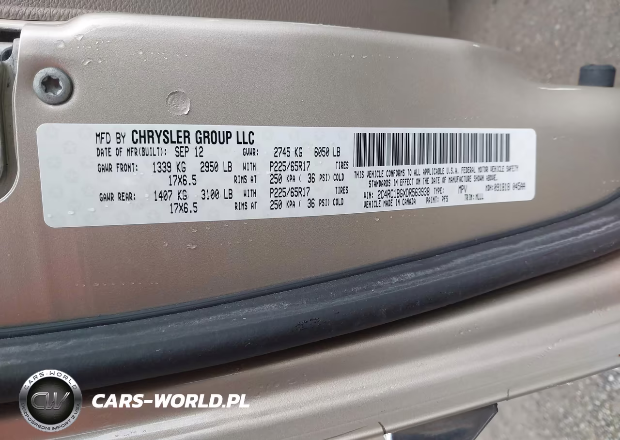2013 Chrysler Town & Country Touring VIN:2C4RC1BGXDR563938 - 9