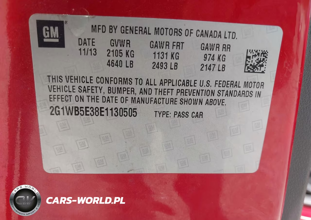 2014 Chevrolet Impala Limited Lt VIN:2G1WB5E38E1130505 - 9